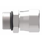Weatherhead by Danfoss, 2266 Series Straight Adapters SAE O-ring Boss/37° Flare, Carbon Steel