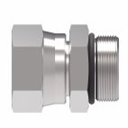 Weatherhead by Danfoss, 2266 Series Straight Adapters SAE O-ring Boss/37° Flare, Carbon steel