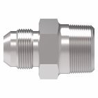 Weatherhead by Danfoss, 2021 Series Straight Adapters Pipe to 37° Flare, Stainless Steel