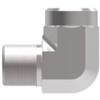 Weatherhead by Danfoss, 2024 Series Elbow Adapters SAE 37° Male Flare/NPTF Male, Carbon Steel
