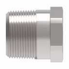 Weatherhead by Danfoss, 2082 Series Straight Adapters NPTF Pipe/Plug, Stainless Steel