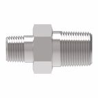 Weatherhead by Danfoss, 2083 Series Straight Adapters NPTF External Pipe/NPTF External Pipe, Stainless Steel