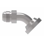Weatherhead by Danfoss, 500023 Series Elbow Adapters SAE Split Flange (Code 61)/37° Flare, Carbon Steel