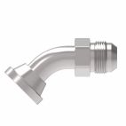 Weatherhead by Danfoss, 500023 Series Elbow Adapters SAE Split Flange (Code 61)/37° Flare, Carbon Steel