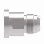 Weatherhead by Danfoss, 500025 Series Straight Adapters SAE Split Flange Code 61/SAE 37° flare, Carbon Steel