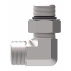 Weatherhead by Danfoss, FF1868T Series Elbow Adapters ORS/SAE O-Ring Boss, Carbon Steel