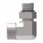 Weatherhead by Danfoss, FF1868T Series Elbow Adapters ORS/SAE O-Ring Boss, Carbon Steel