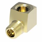Weatherhead by Danfoss, Pipe Adapters 90˚ Street Elbow, Brass