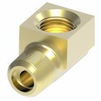 Weatherhead by Danfoss, Inverted Flare 90˚ Male Elbow, Brass