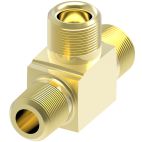 Weatherhead by Danfoss, Compression Male Run Tee Body, Brass