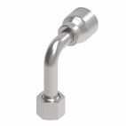 Weatherhead by Danfoss Z Series Crimp Hose Fittings Female ORS Swivel Long Drop 90 Elbow 9/16 IN UNF -4