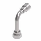 Weatherhead by Danfoss Z Series Crimp Hose Fittings Female ORS Swivel Long Drop 90 Elbow 13/16 IN UN -4