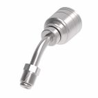 Weatherhead by Danfoss Z Series Crimp Hose Fittings Inverted Male Swivel 45 Elbow 1/2 IN SAE -4