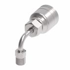 Weatherhead by Danfoss Z Series Crimp Hose Fittings Inverted Male Swivel 90 Elbow 3/4 IN MPT -8