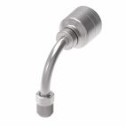 Weatherhead by Danfoss Z Series Crimp Hose Fittings Inverted Male Swivel 90 Elbow 1/2 IN SAE -4
