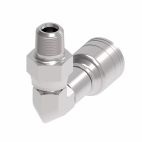 Weatherhead by Danfoss Z Series Crimp Hose Fittings Male Pipe Swivel 90 Elbow 3/8 IN NPTF -6