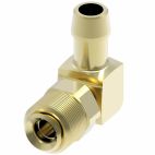 Weatherhead by Danfoss 057 B Series Field Attachable Hose Fittings Inverted Male Swivel 90 Elbow 5/8 IN MPT -6