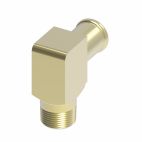 Weatherhead by Danfoss 057 B Series Field Attachable Hose Fittings Male Pipe Rigid 90 Elbow 3/8 IN NPTF -10