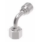Weatherhead by Danfoss Z Series Crimp Hose Fittings Female ORS Swivel Short Drop 90 Elbow 1 3/16 IN FOR-SEAL -8