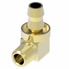 Weatherhead by Danfoss 100 B Series Field Attachable Hose Fittings Male Pipe Rigid 90 Elbow 1/4 IN NPTF -6