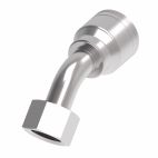 Weatherhead by Danfoss Z Series Crimp Hose Fittings BSPP 60 Cone Female 45 Elbow 1 IN BSPP -16