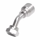 Weatherhead by Danfoss Z Series Crimp Hose Fittings BSPP 60 Cone Female 45 Elbow 1 1/4 IN BSPP -20