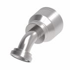 Weatherhead by Danfoss Z Series Crimp Hose Fittings Split Flange 45 Tube Elbow Code 61 1 IN Flanged -20