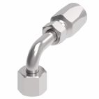 Weatherhead by Danfoss 213 N series Field Attachable Hose Fittings SAE 45 Female Swivel 90 Elbow 5/8 IN SAE 45 -6