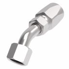 Weatherhead by Danfoss 213 N series Field Attachable Hose Fittings SAE 37 Female Swivel 45 Elbow 9/16 IN SAE 37 -6