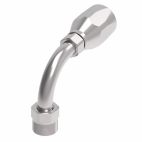 Weatherhead by Danfoss 247 N series Field Attachable Hose Fittings Inverted Male Swivel 90 Elbow 7/16 IN SAE -4