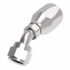 Weatherhead by Danfoss 247 N series Field Attachable Hose Fittings SAE 45 Female Swivel 45 Elbow 7/16 IN SAE 45 -6
