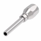 Weatherhead by Danfoss 247 N series Field Attachable Hose Fittings Straight Tube – Extended 13/32 IN Line/Hose/Tube -8