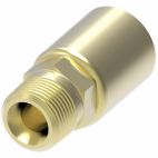 Weatherhead by Danfoss 338 P Series Crimp Hose Fittings Male Pipe Rigid 3/8 IN PTF SAE Short -8