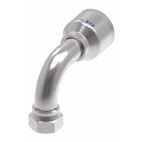 Weatherhead by Danfoss 4S Series Crimp Hose Fittings Female BSPP 30 Swivel 90 Elbow 3/4 IN BSPP -12