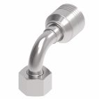 Weatherhead by Danfoss 4S Series Crimp Hose Fittings Female Swivel DIN 24 Seat 90 Elbow 19 MM Metric -8