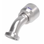 Weatherhead by Danfoss 4S Series Crimp Hose Fittings SAE Code 62 Flange 45 Elbow 1.63 IN Flanged -16