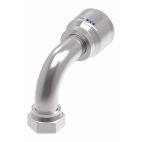 Weatherhead by Danfoss 4S Series Crimp Hose Fittings Female BSPP 30 Swivel 90 Elbow 1 IN BSPP -16
