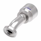 Weatherhead by Danfoss 4S Series Crimp Hose Fittings SAE Code 62 Flange 22.5 Elbow 1.88 IN Flanged -16
