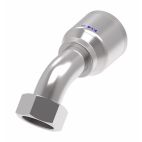 Weatherhead by Danfoss 4S Series Crimp Hose Fittings Female BSPP 30 Swivel 45 1 1/4 IN BSPP -20