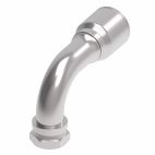 Weatherhead by Danfoss 4S Series Crimp Hose Fittings Female BSPP Swivel 60 Cone 90 Elbow 2 IN BSPP -32