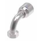 Weatherhead by Danfoss 4S Series Crimp Hose Fittings Female Swivel DIN 24 Seat 90 Elbow 50 MM Metric -20