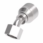 Weatherhead by Danfoss 4S Series Crimp Hose Fittings Female Swivel DIN 24 Seat 45 Elbow 24 MM Metric -6