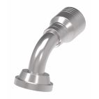 Weatherhead by Danfoss 4S Series Crimp Hose Fittings SAE Code 61 Flange 67.5 Elbow 1.19 IN Flanged -8