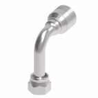 Weatherhead by Danfoss 4S Series Crimp Hose Fittings Female ORS Swivel 90 Long Drop Elbow 1 IN FOR-SEAL -8