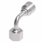 Weatherhead by Danfoss 4S Series Crimp Hose Fittings Female ORS Swivel 90 Elbow 1 3/16 IN ORS -8