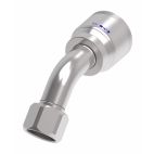 Weatherhead by Danfoss 4S Series Crimp Hose Fittings Female JIC/37 Swivel 45 Elbow 1 5/16 IN JIC 37 -16