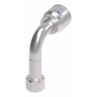 Weatherhead by Danfoss 4S Series Crimp Hose Fittings Female JIC/37 Swivel 90 Long Drop Elbow 1 5/16 IN JIC 37 -16
