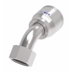 Weatherhead by Danfoss 4S Series Crimp Hose Fittings Female ORS Swivel 45 Elbow 1 7/16 IN ORS -16