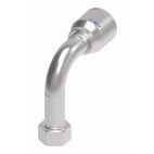 Weatherhead by Danfoss 4S Series Crimp Hose Fittings Female ORS Swivel 90 Long Drop Elbow 1 11/16 IN AN -20