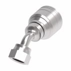 Weatherhead by Danfoss 4S Series Crimp Hose Fittings Female ORS Swivel 45 Elbow 9/16 IN ORS -6